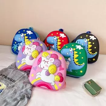 Новый мультяшный школьный рюкзак для детского сада 3-5 лет, 3D трехмерная детская сумка из яичной скорлупы, милый детский школьный рюкзак для мальчиков и девочек розовый