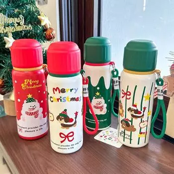 Новый мультяшный термос высокого уровня с внешним видом, чашка для девочек, усовершенствованная чашка из нержавеющей стали, переносная чашка для воды, двойной напиток с чаем, стеклянная чашка 550ml