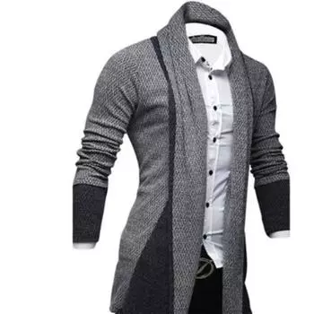 Новый мужской кардиган с вышивкой, свитер, трикотаж, корейский мужской мужской свитер M вино красного