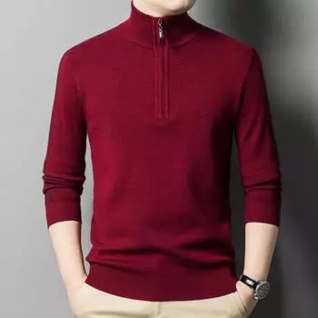 Новый мужской свитер с круглым вырезом, мужской повседневный толстый свитер с длинными рукавами, мужской свитер, мужской топ 165