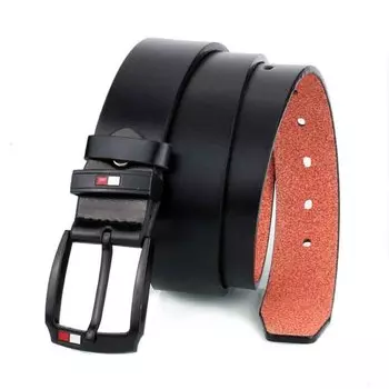 Новый мужской винтажный деловой ремень высокого качества 1 шт. с пряжкой популярный роскошный кожаный поясной ремень горячая распродажа повседневный мужской 125CM коричневый