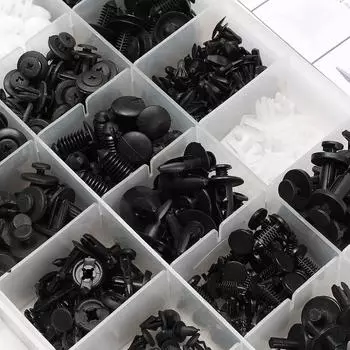 Новый набор из 415 штук 18 размеров фиксаторов клипс для внутренней отделки дверных панелей для Ford