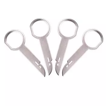 Новый набор из 4 шт. ключей для снятия автомагнитолы, ключ DIN, набор ключей для снятия для Mercedes Benz BMW