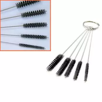 Новый набор из 5 шт. щеток для чистки жиклеров карбюратора мотоцикла/автомобиля