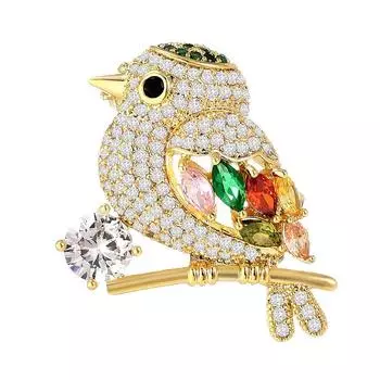 Новый национальный стиль умный и счастливый с бровями, брошью-соркой, вермикулитом, элитным дизайном, цветком в виде птичьей груди, модой,