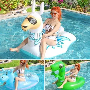 Новый надувной плавающий ряд для взрослых, водное крепление, кресло-бегемот, шезлонг, гамак из альпаки с плавающей ручкой, кольцо для плавания 155*100*88CM
