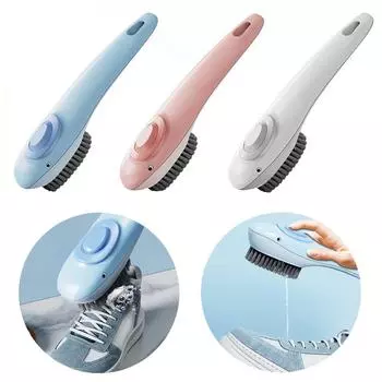 Новый наполнитель для ванной комнаты, щетка для обуви, многофункциональный стиральный порошок, мягкий мех, полностью автоматический милый маленький кит серый