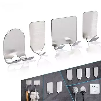 Новый настенный держатель для бритвы из нержавеющей стали, клейкий крючок для хранения бритвы, полотенце для ванной, шариковая заглушка, органайзер для ванной комнаты, стойка для хранения, горячая распродажа