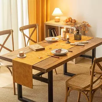 Новый Настольный Флаг Новый Китайский Стиль Лист Жаккардовая Скатерть Ткань Художественный Настольный Коврик Чайная Скатерть Скатерть Флаг Скатерть 35*172