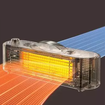 Новый настольный обогреватель EU для домашнего отопления, быстрый экономящий тепло PTC обогреватель Маленький, красивый и удобный многоцветный обогреватель зелёный