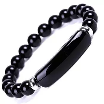 Новый Натуральный 8мм Аметист Розовый Кристалл Крошка Камень Браслет-Мост Набор из двух предметов