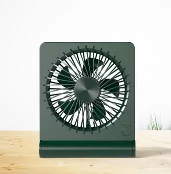 Новый небольшой вентилятор с подзарядкой от USB, бесшумный портативный офисный портативный мини-настольный вентилятор, черный чёрный