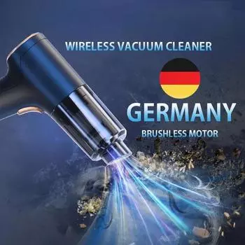 Новый немецкий бесщеточный 12000Pa беспроводной автомобильный пылесос сильный всасывающий ручной робот домашний и автомобильный мини-пылесос двойного назначения