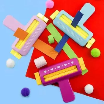 Новый необычный ручной инструмент «сделай сам», машина для тиснения бумаги, ремесленный принтер для бумаги, скрапбукинга, школьный подарок для ребенка розовый