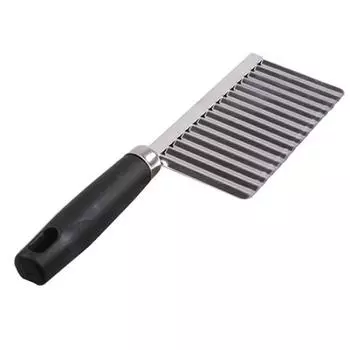 Новый нержавеющая сталь картофельные чипсы тесто овощные морщины волнистый резак слайсер фрукты еда резак инструмент