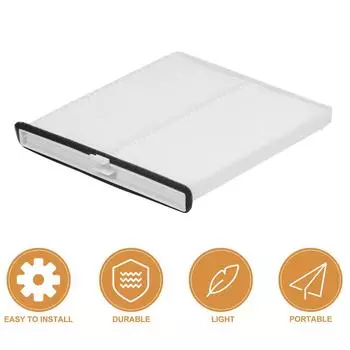 Новый нетканый тканевый салонный воздушный фильтр для 2014-17 Mazda 3 2013-17 Mazda 6 2012-17 Mazda CX-5 Белый пылезащитный автомобильные аксессуары белый