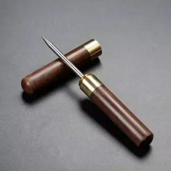 Новый нож для льда из нержавеющей стали с деревянной ручкой, ручной инструмент для нарезки льда, домашний инструмент для льда, бармен, кухонный инструмент