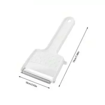 Новый нож для очистки и нарезки «три в одном», многофункциональный нож для очистки картофеля и фруктов, скребковый нож, строгальный нож для дыни, инструмент «Бог» белый