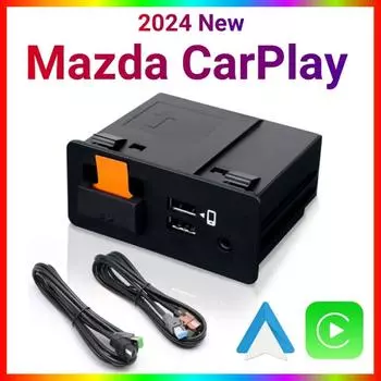 Новый обновленный CarPlay Android Auto USB адаптер концентратор OEM для модернизации Mazda 2 3 6 CX30 CX5 CX8 CX9 MX5 Miata TK78669U0C комплект чёрный