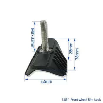 Новый ободной замок 1,85 дюйма Внутренний фиксатор шины Зажим для колеса мотоцикла для Honda Suzuki Yamaha