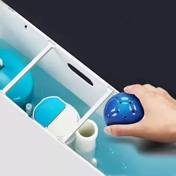 Новый очиститель туалета, очищающий туалет, магический шар, очиститель писсуара, дезодорирующий ароматический артефакт для удаления запаха и накипи 1pc