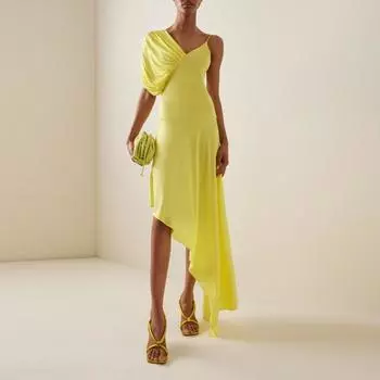 Новый однотонный сексуальный цельный купальник однотонный женский обтягивающий купальник для отпуска S