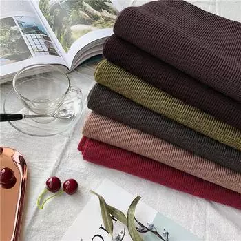 Новый однотонный шарф для женщин на весну и осень, универсальный ремешок на запястье, повязка на голову, модное украшение, защита шеи для студентов, небольшой шарф 30*180cm красный