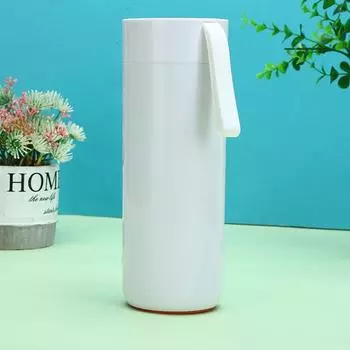 Новый однотонный стакан в деловом стиле из нержавеющей стали, термос с принтом логотипа, офисные подарочные чашки. 401-500ml красный