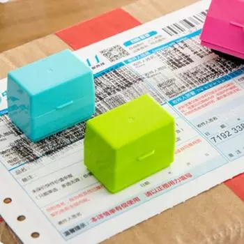 Новый офисный штамп с грязным кодом, защитный штамп с самонаклеивающимся защитным роликом для вашего удостоверения личности, случайный цвет