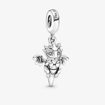 Новый оригинальный браслет из стерлингового серебра 925 пробы, вы волшебный дракон, подвеска, подходит для модного браслета, DIY женские ювелирные изделия