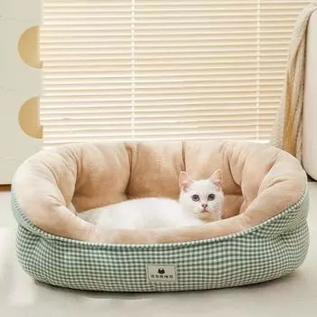 Новый осенне-зимний наполнитель для щенков, плюшевый наполнитель для собак, наполнитель для дивана-кровати, теплый наполнитель для кошек M-53*43*20cm