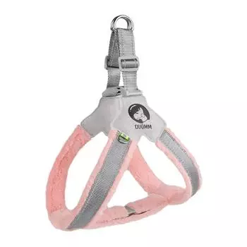 Новый осенне-зимний поводок для домашних животных, толстый плюшевый нагрудный ремень для собак, светоотражающий поводок для выгула собак, поводок для домашних животных S