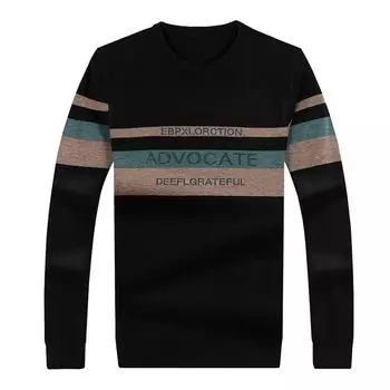 Новый осенне-зимний повседневный свитер с длинными рукавами и круглым вырезом с принтом, осенний свитер с капюшоном, индивидуальный модный повседневный свитер M зелёный