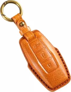 Новый Outlander Triton LC2T выпущен в 2024 году Чехол для ключа из натуральной кожи Чехол для смарт-ключа Mitsubishi Outlander Новый чехол для ключа Outlander PHEV Чехол для ключа gn0w