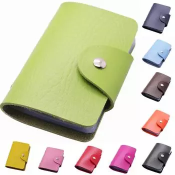 Новый пакет для банковских карт, сумка для нескольких карт, унисекс, креативный набор карт, 24 позиции карты розовый