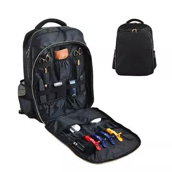 Новый парикмахерский рюкзак для макияжа, профессиональный рюкзак большой емкости из ткани Оксфорд, сумка для парикмахерских ножниц