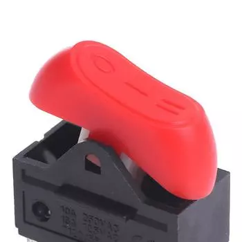 Новый переключатель для фена Kcd15-103/T, кулисный переключатель, 3-позиционный переключатель включения-выключения для лодки красный