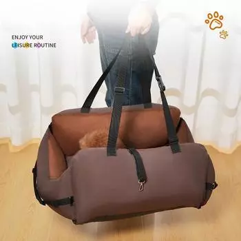 Новый питомец автомобильный вольер для собак, заднее сиденье автомобиля, съемный и моющийся, утолщенный противоскользящий коврик для собак, будка для кошек 60*60*25