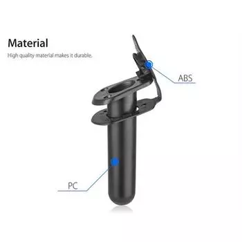 Новый пластиковый держатель для удочки для скрытого монтажа, прокладка для каяка, лодки, каноэ, снасти черного цвета