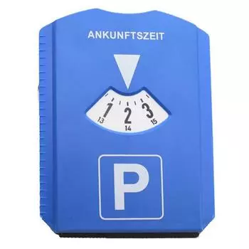 Новый пластиковый диск для парковки автомобиля, таймер, часы прибытия, дисплей со скребком для снега, автомобильный орнамент