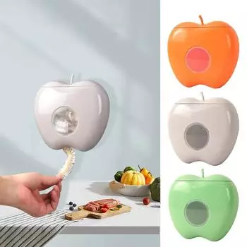 Новый пластиковый ящик для хранения пленка для пищевых продуктов пылезащитная коробка настенный чехол для пищевых продуктов пластиковая пленка стойка для хранения на кухне зелёный