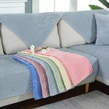 Новый плюшевый чехол для дивана с 3d цветочным принтом в разрезе, современный чехол из плотной ткани, чехол для дивана-полотенца для украшения дивана в гостиной, 1 шт. cushion cover 45x45