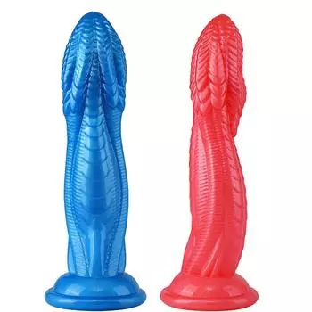 Новый Поцелуй Дракона Синий Пенис Перламутровый Мощный Оргазм Эротические Инструменты С Присоской Анальный Секс-Игрушка Огромный Фаллоимитатор Анальная Пробка Для Животных