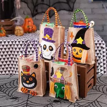Новый подарок на Хэллоуин, нетканая сумочка, сумка для конфет, фестиваль призраков, сумка для тыквы, реквизит для украшения, подарочная сумка, принадлежности для вечеринки на Хэллоуин A3