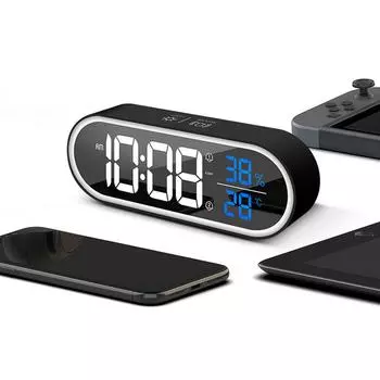 Новый Поднимите свой утренний распорядок на новый уровень с помощью этого стильного, эффективного современного будильника для офиса или спальни - будьте организованы и на связи