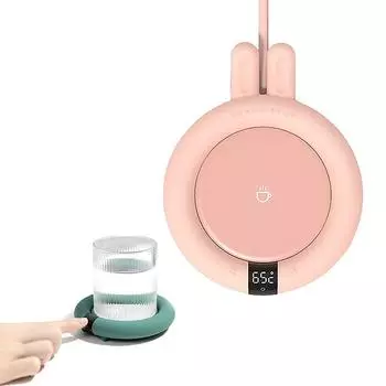 Новый подогреватель для кружек кофе и чая, подогреватель для чашек для домашнего офиса, 3 температуры, регулируемый светодиодный дисплей, электрический подогреватель напитков