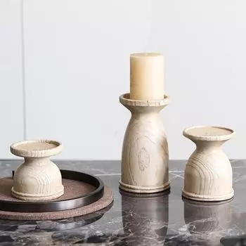 Новый подсвечник в китайском стиле, имитация ретро-украшений из цельного дерева, модель B&B Room, прихожая, столовая, гостиная, украшения в американском стиле