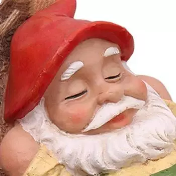 Новый подвесной светильник из смолы для улицы с белой бородой и ногами пожилого фермера, невысокий садовый подвесной светильник для украшения сада