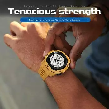 Новый популярный дисплей цифровой будильник большой экран спортивные мужские спортивные часы секундомер часы фитнес электронный светодиодный свет большое количество серый