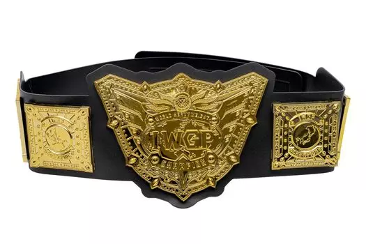 Новый пояс чемпиона мира в тяжелом весе Japan Pro Wrestling IWGP из пластика 5918062779 чёрный